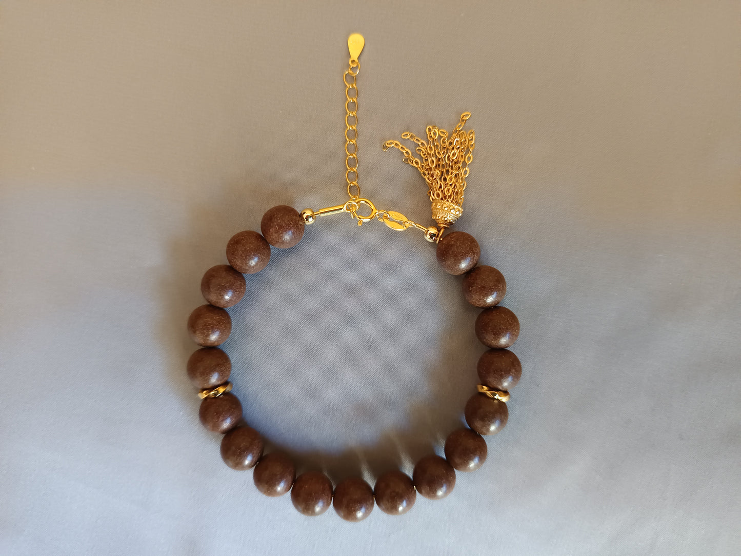 Imperial Osmanthus Incense bracelet gold plated sterling silver
