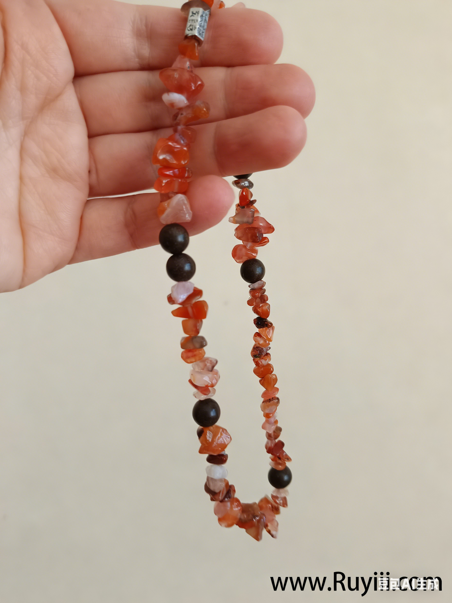 Gemstone Herbal Aromatherapy Double Wrap Bracelet for Calm